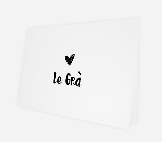 Le Grá - Greeting Card