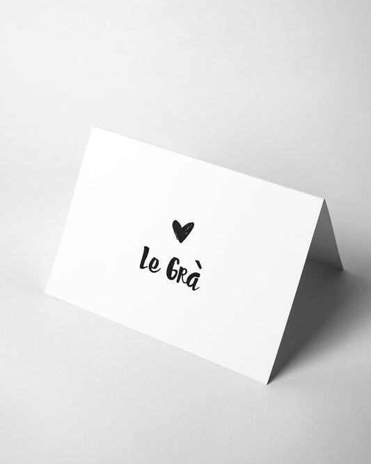 Le Grá - With Love. Greeting Card